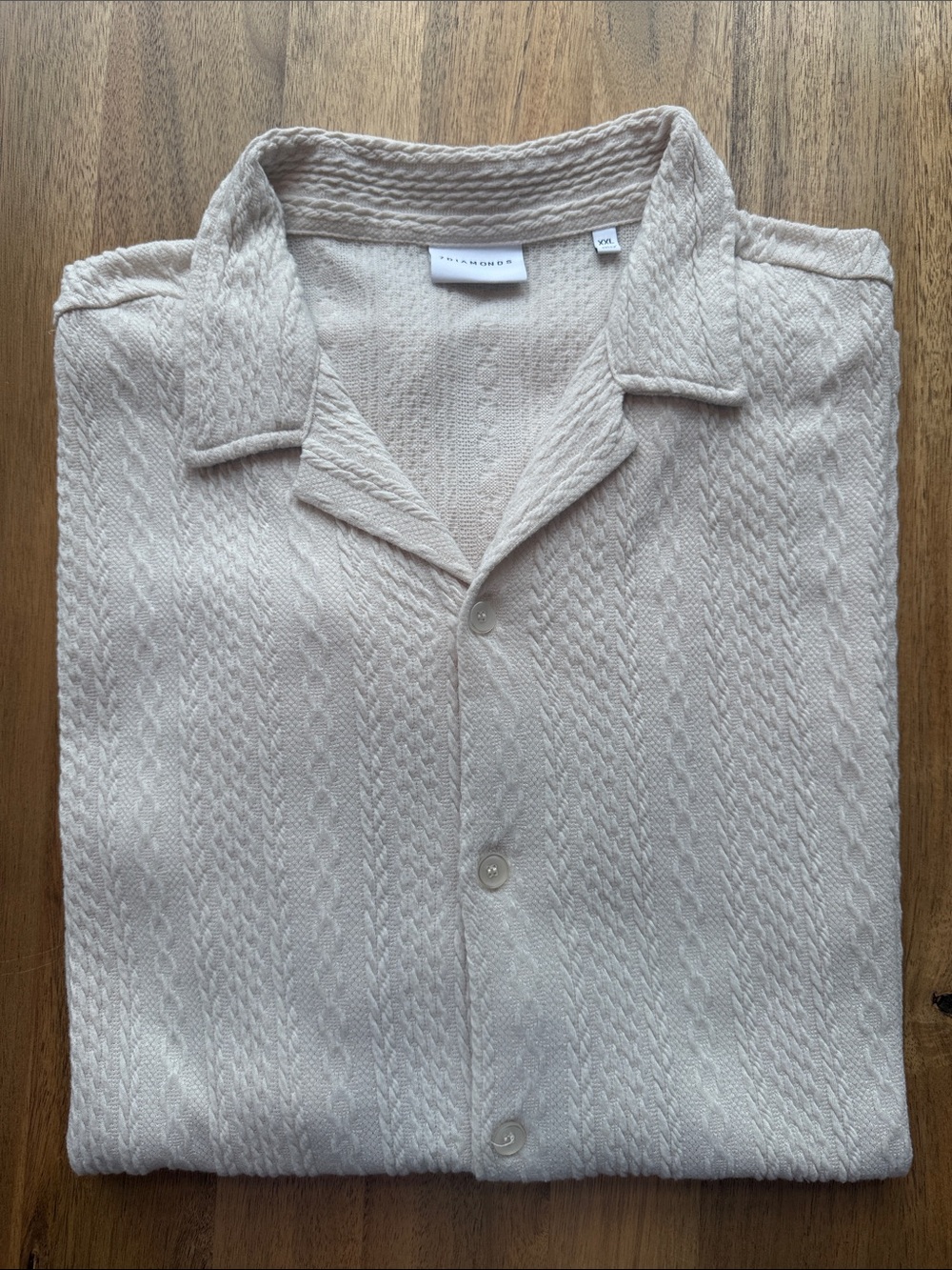 Men’s 7Diamonds Short Sleeve Knit Button Down